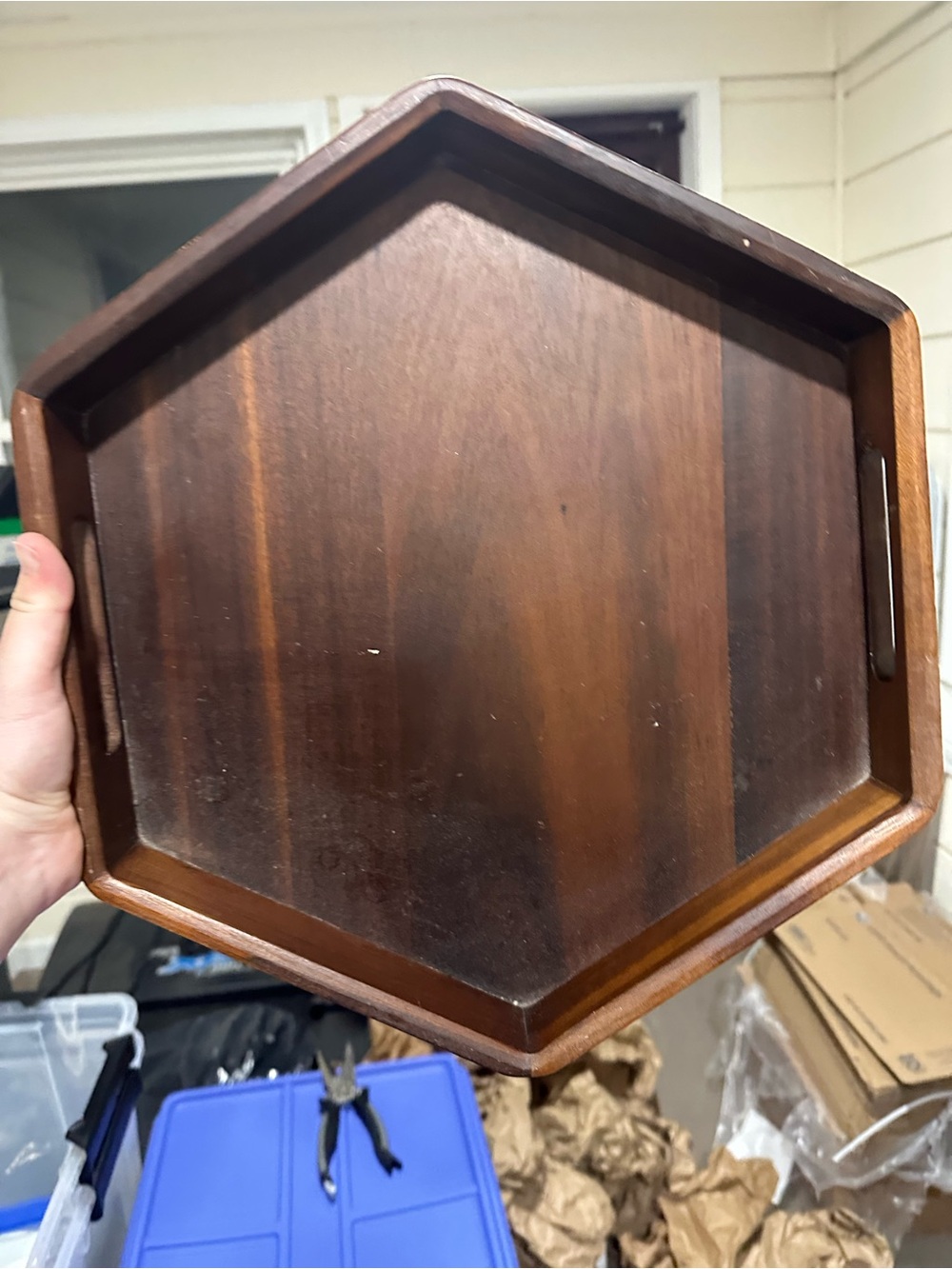 Wooden tray